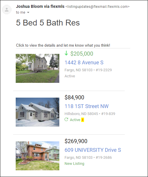 listings flexmail flexmls